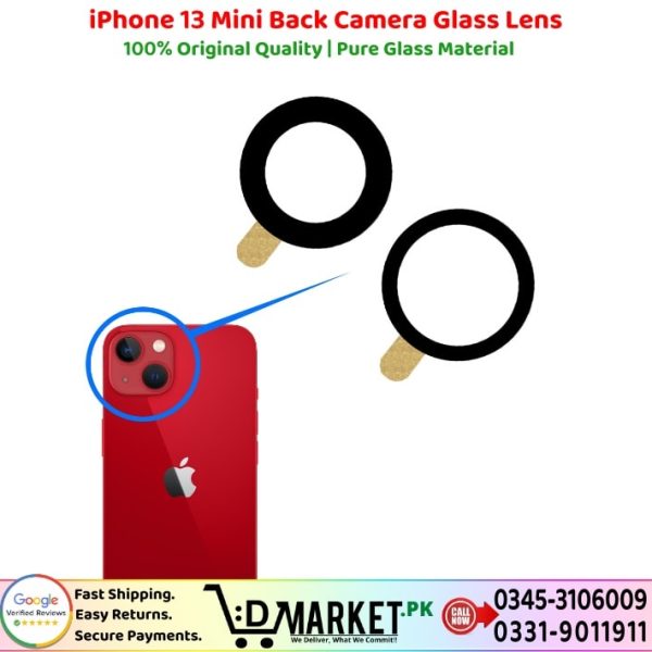 iPhone 13 Mini Back Camera Glass Lens Price In Pakistan