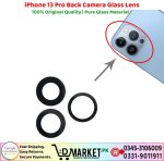 iPhone 13 Pro Back Camera Glass Lens Price In Pakistan