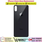iPhone X Back Glass Price In Pakistan