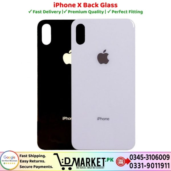 iPhone X Back Glass Price In Pakistan
