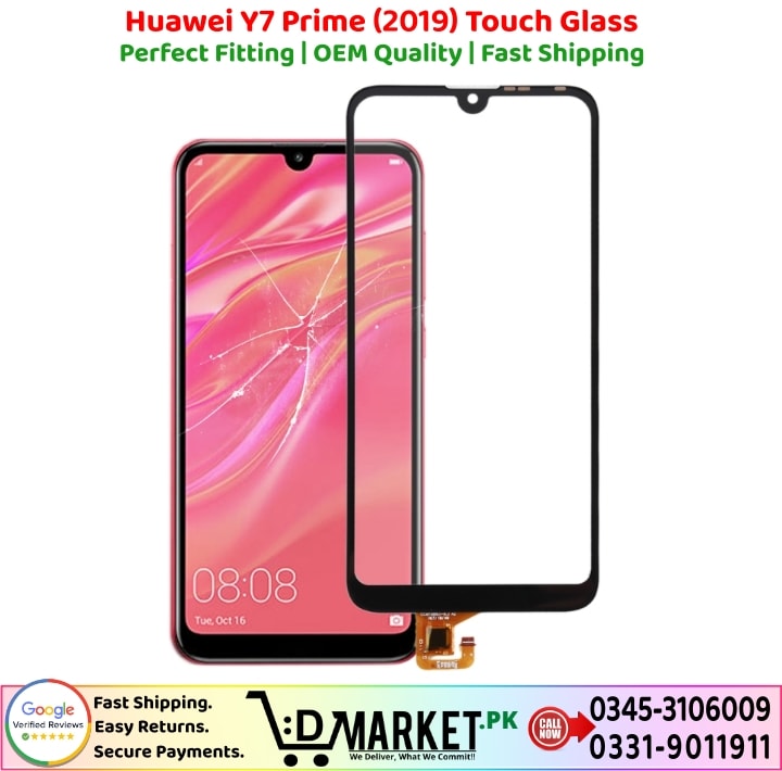 Huawei Y7 Prime 2019 Touch Glass Price In Pakistan