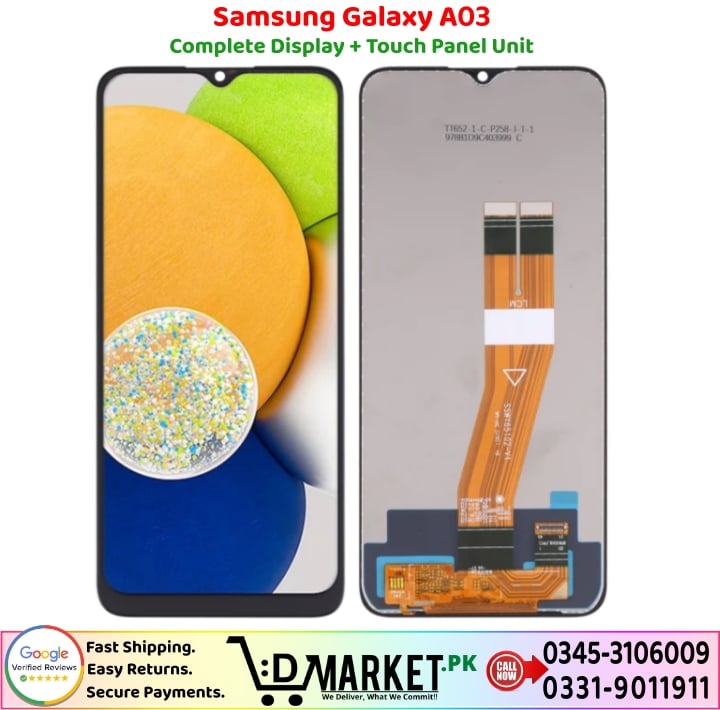 Samsung Galaxy A03 LCD Panel Price In Pakistan
