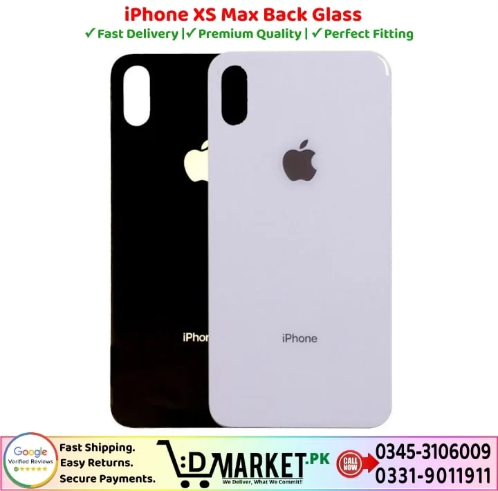 iPhone XS Max Back Glass Price In Pakistan
