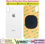 iPhone XS Max Back Glass Price In Pakistan