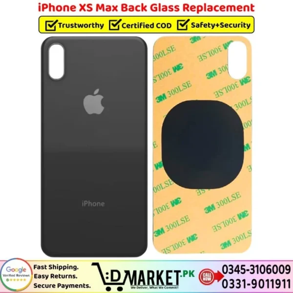 iPhone XS Max Back Glass Price In Pakistan