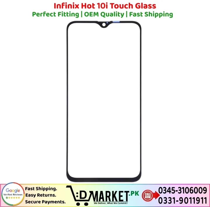 Infinix Hot 10i Touch Glass Price In Pakistan