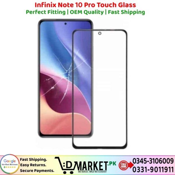 Infinix Note 10 Pro Touch Glass Price In Pakistan