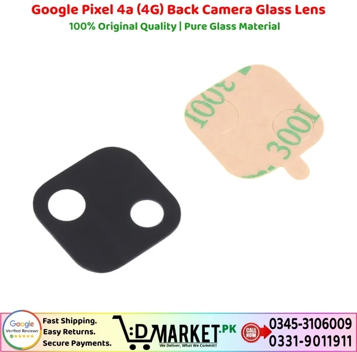 Google Pixel 4a 4G Back Camera Glass Lens - Image 2