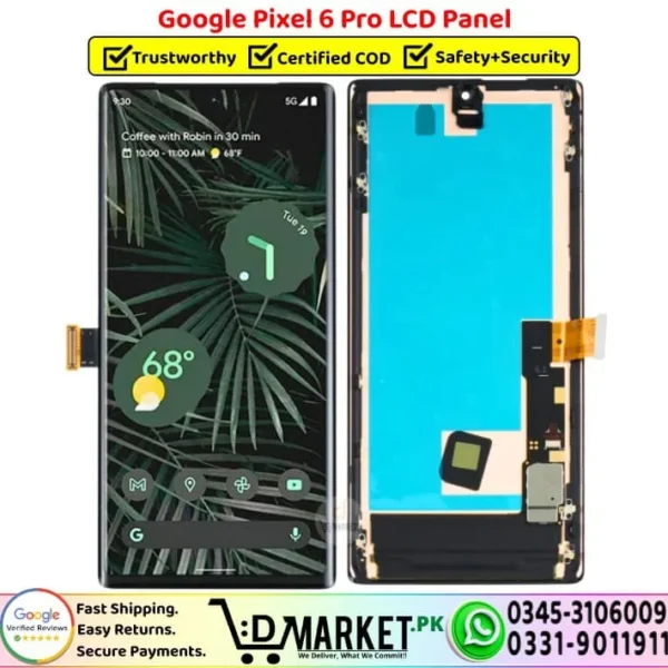 Google Pixel 6 Pro LCD Panel Unit Screen Display - DMarket.Pk