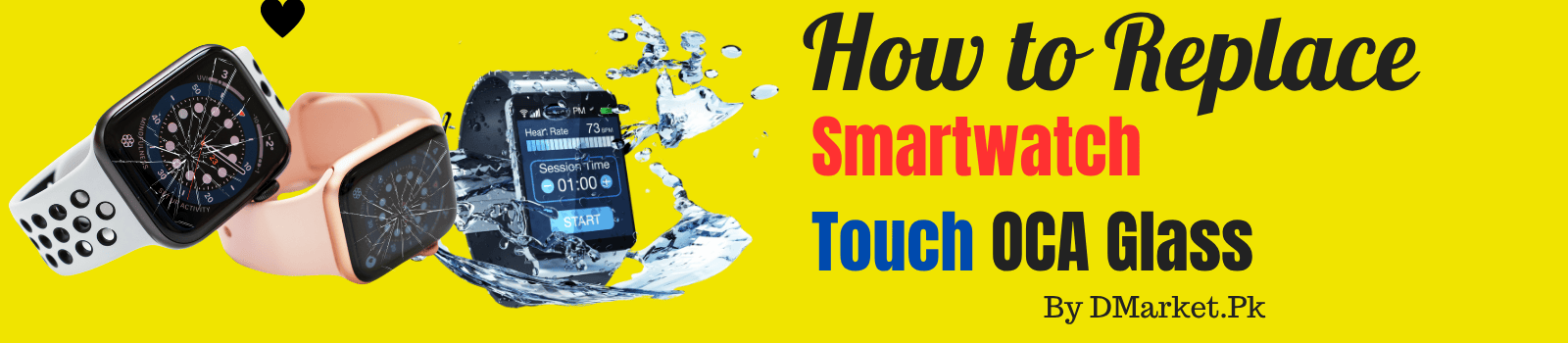 How to Replace Smartwatch Touch OCA Glass In 2025
