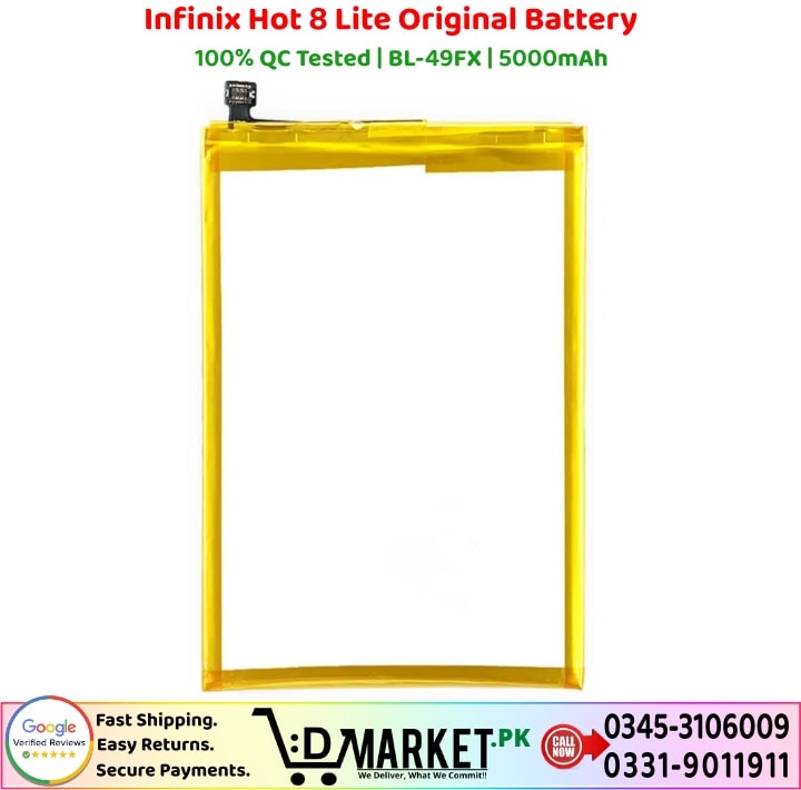 Infinix Hot 8 Lite Original Battery Price In Pakistan 1 1