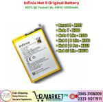 Infinix Hot 9 Original Battery Price In Pakistan