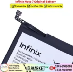 Infinix Note 7 Original Battery Price In Pakistan