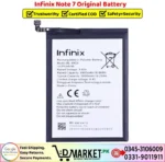 Infinix Note 7 Original Battery Price In Pakistan