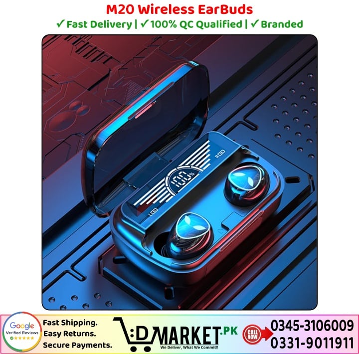 M20 Wireless EarBuds Price In Pakistan 1 3