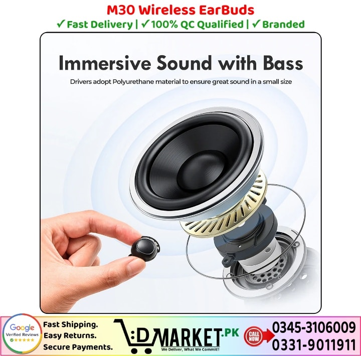 M30 Wireless EarBuds Price In Pakistan