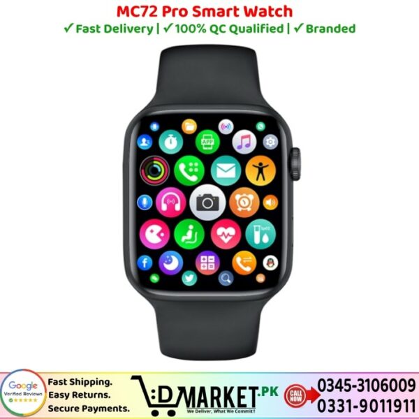 MC72 Pro Smart Watch Price In Pakistan