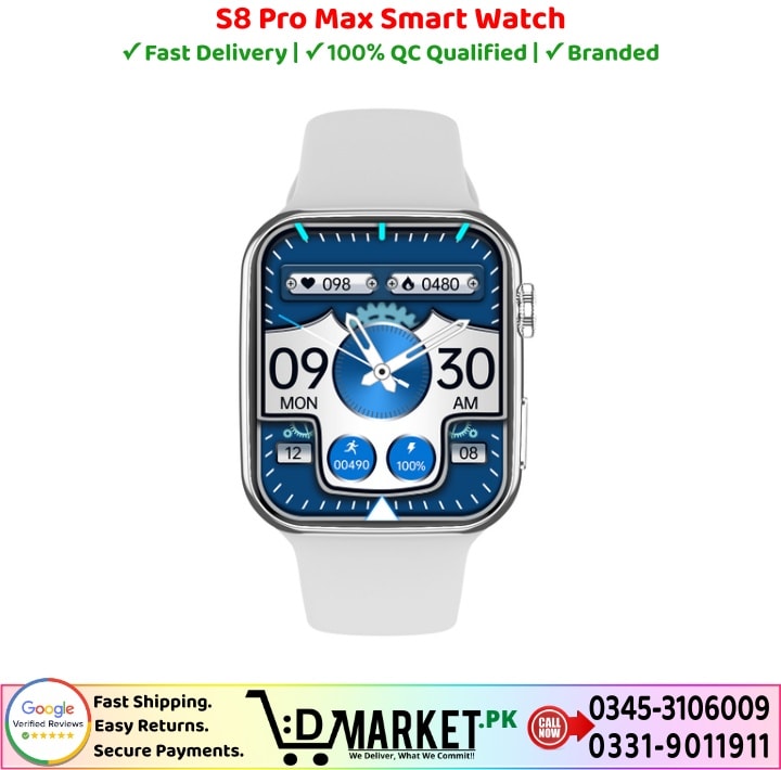S8 Pro Max Smart Watch Price In Pakistan