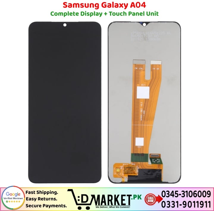 Samsung Galaxy A04 LCD Panel Price In Pakistan 1 2