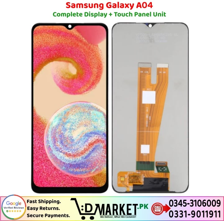 Samsung Galaxy A04 LCD Panel Price In Pakistan