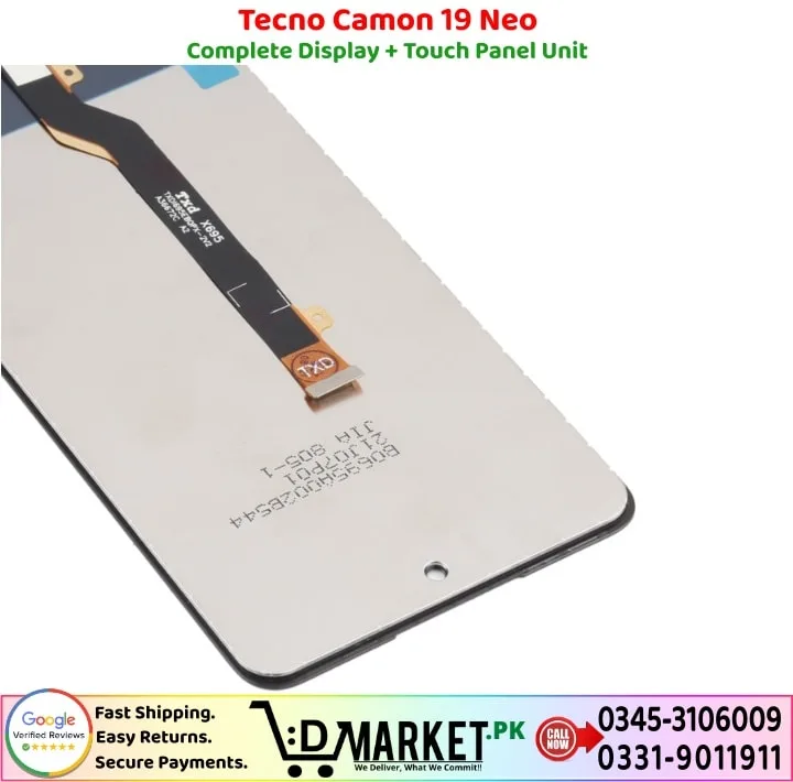 Tecno Camon 19 Neo LCD Panel Price In Pakistan