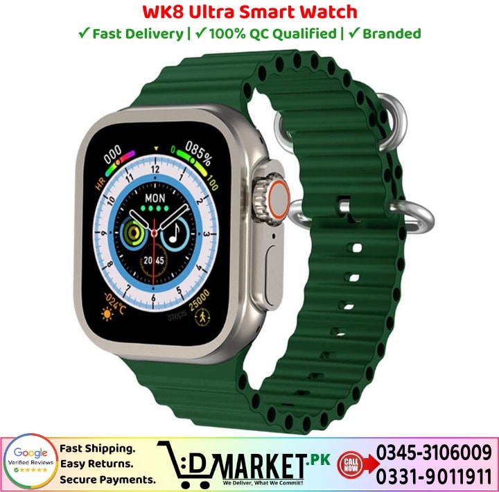 WK8 Ultra Smart Watch Price In Pakistan