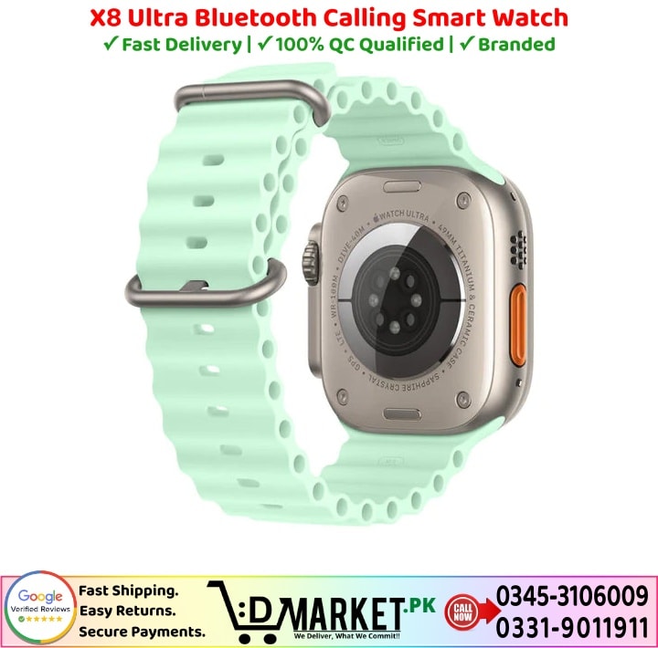 X8 Ultra Bluetooth Calling Smart Watch Price In Pakistan