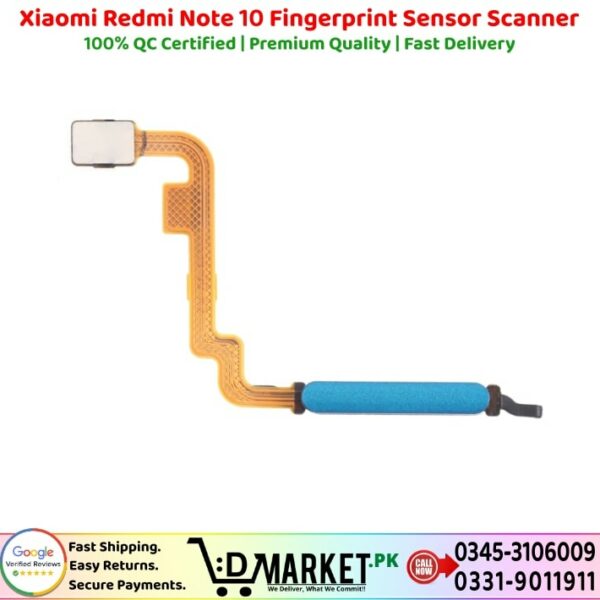 Xiaomi Redmi Note 10 Fingerprint Sensor Scanner Price In Pakistan
