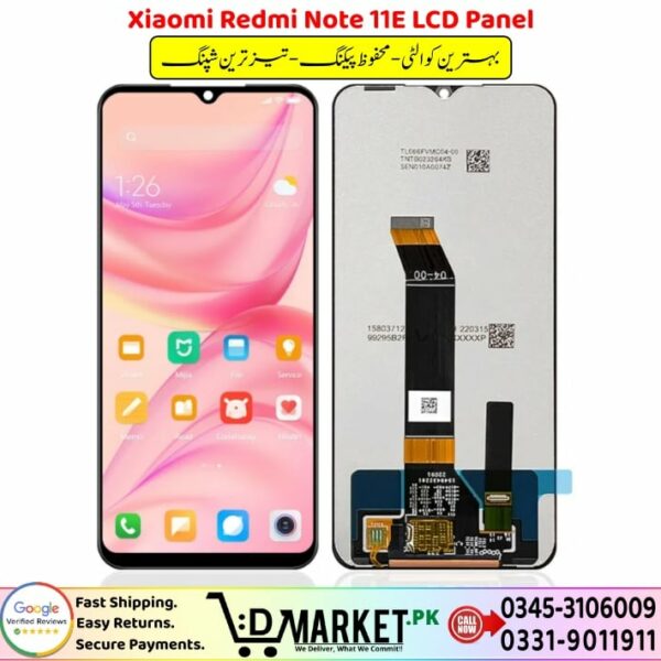 Xiaomi Redmi Note 11E LCD Panel Price In Pakistan