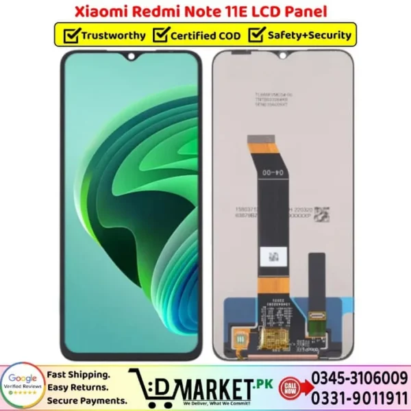 Xiaomi Redmi Note 11E LCD Panel Price In Pakistan