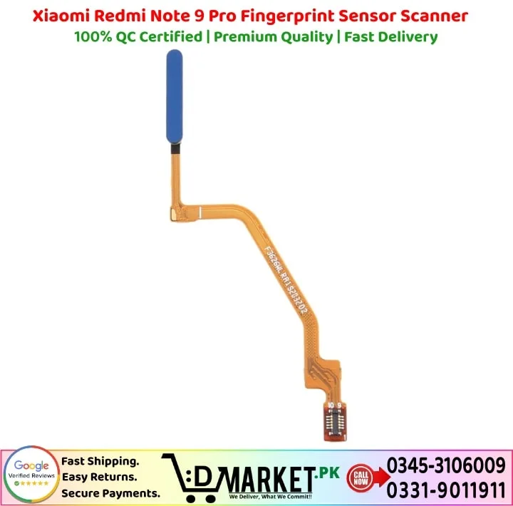 Xiaomi Redmi Note 9 Pro Fingerprint Sensor Scanner - Image 2