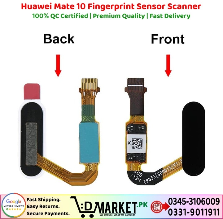 Huawei Mate 10 Fingerprint Sensor Scanner Price In Pakistan