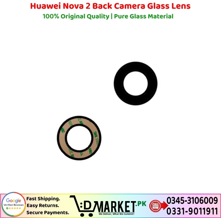 Huawei Nova 2 Back Camera Glass Lens Price In Pakistan