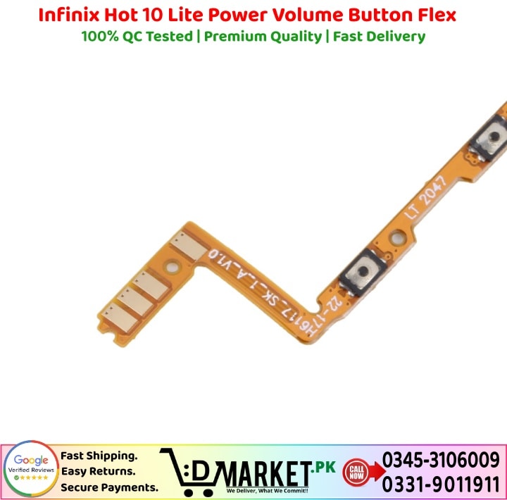 Infinix Hot 10 Lite Power Volume Button Flex Power Volume Button Flex Price In Pakistan