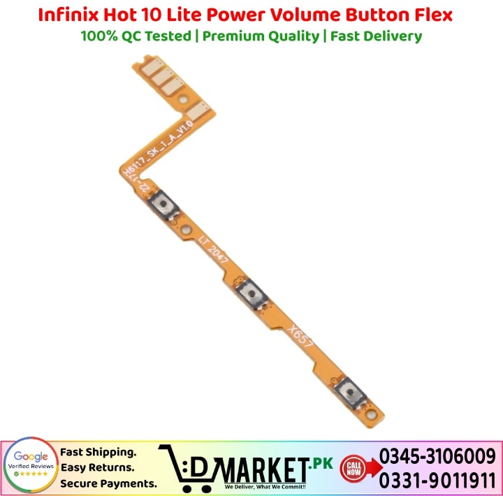 Infinix Hot 10 Lite Power Volume Button Flex Power Volume Button Flex Price In Pakistan