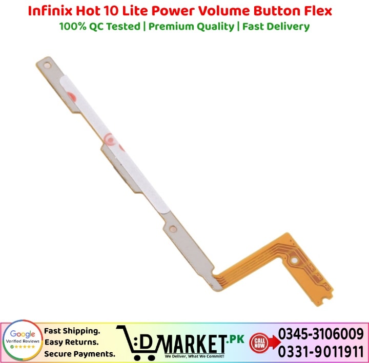 Infinix Hot 10 Lite Power Volume Button Flex Power Volume Button Flex Price In Pakistan 1 2