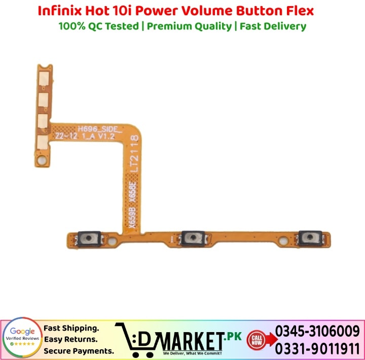 Infinix Hot 10i Power Volume Button Flex Price In Pakistan