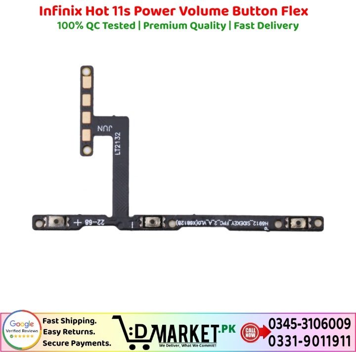 Infinix Hot 11s Power Volume Button Flex Price In Pakistan