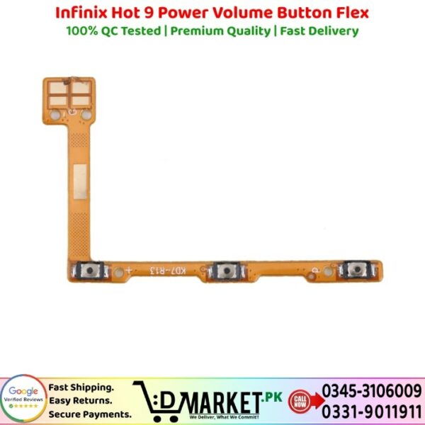 Infinix Hot 9 Power Volume Button Flex Power Volume Button Flex Price In Pakistan