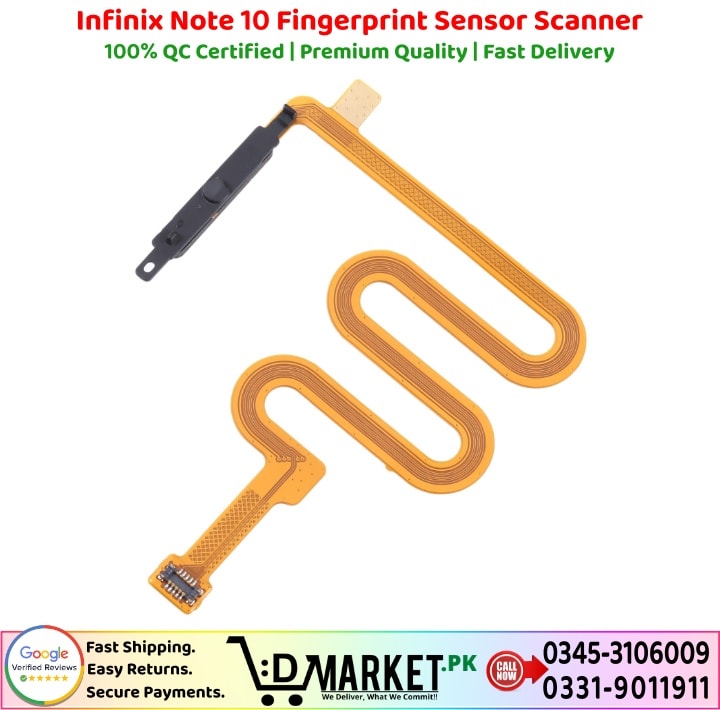 Infinix Note 10 Fingerprint Sensor Scanner Price In Pakistan