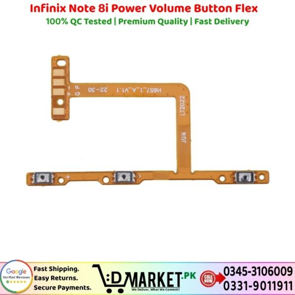 Infinix Note 8i Power Volume Button Flex Power Volume Button Flex Price In Pakistan
