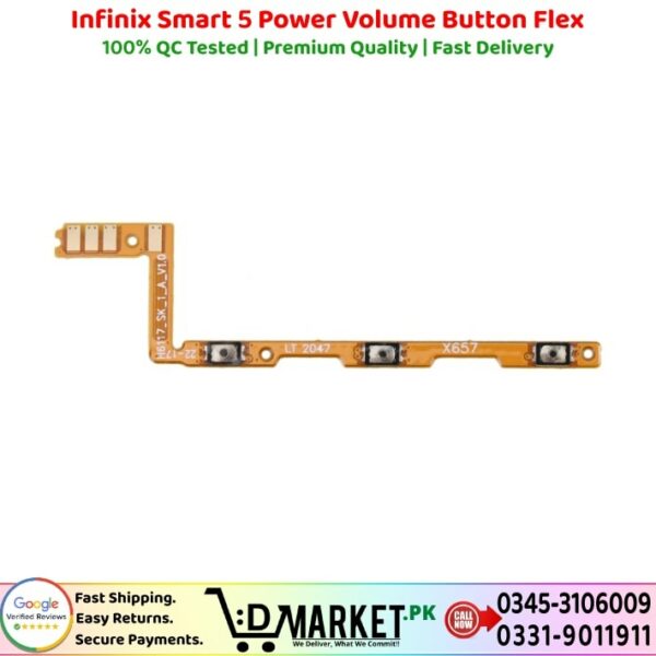 Infinix Smart 5 Power Volume Button Flex Power Volume Button Flex Price In Pakistan