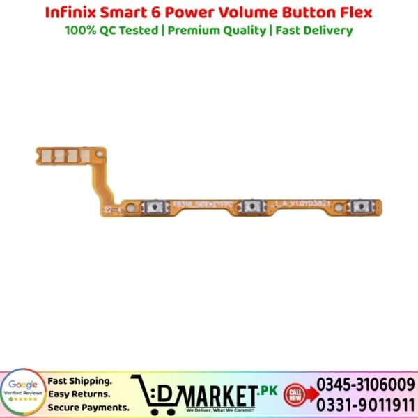 Infinix Smart 6 Power Volume Button Flex Price In Pakistan