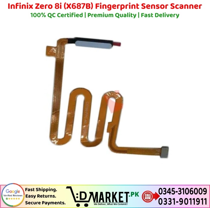 Infinix Zero 8i X687B Fingerprint Sensor Scanner Price In Pakistan