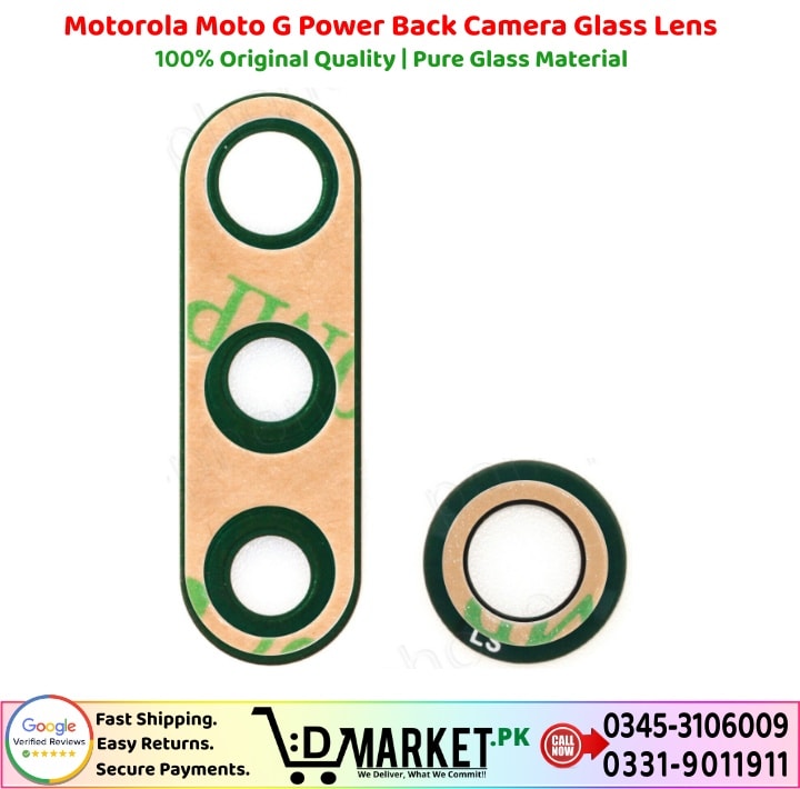 Motorola Moto G Power Back Camera Glass Lens Price In Pakistan