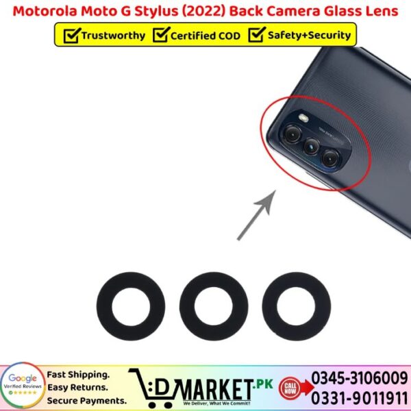 Motorola Moto G Stylus 2022 Back Camera Glass Lens Price In Pakistan