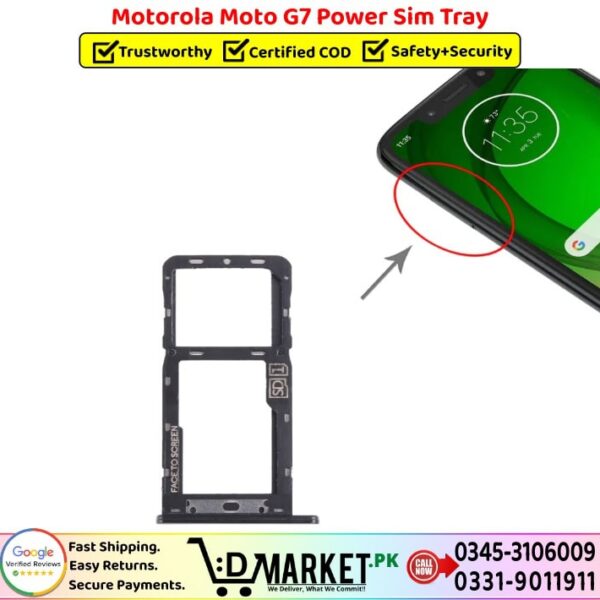 Motorola Moto G7 Power Sim Tray Price In Pakistan
