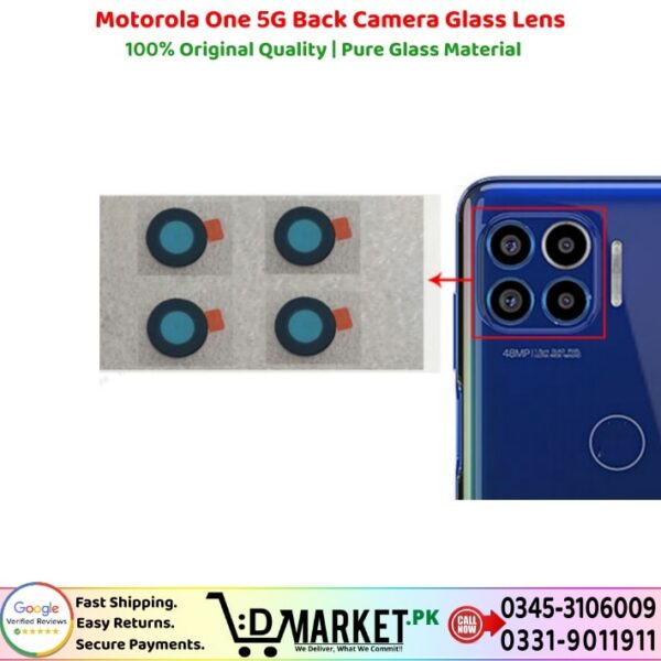 Motorola One 5G Back Camera Glass Lens Price In Pakistan