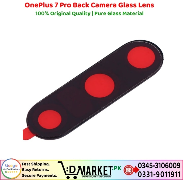OnePlus 7 Pro Back Camera Glass Lens Price In Pakistan