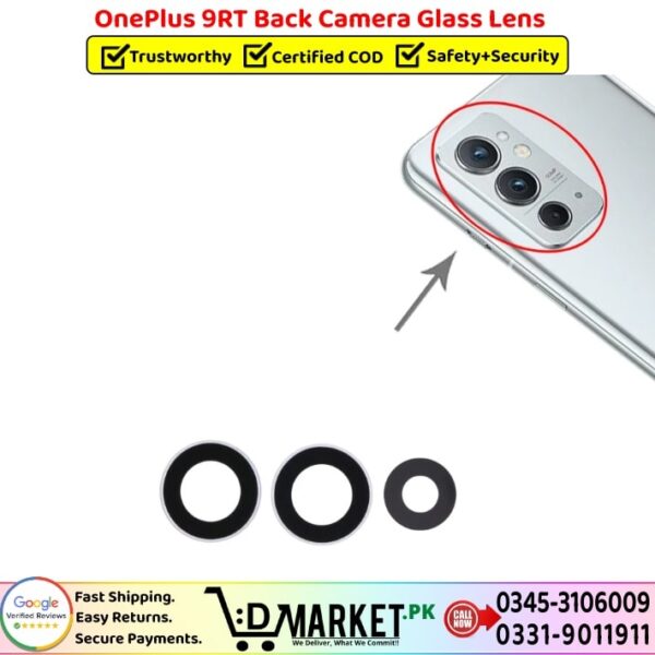 OnePlus 9RT Back Camera Glass Lens Price In Pakistan